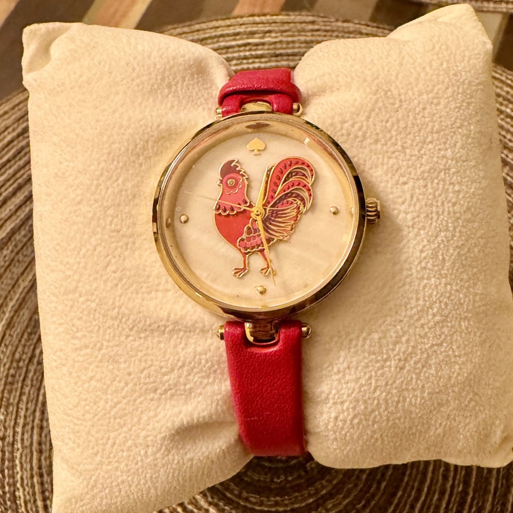 Kate Spade Holland Rooster Watch NIB - Picture 3 of 6